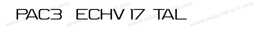 Spac3 Techv 17 Ital字体转换